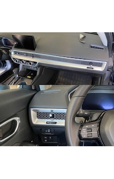 Oled Garaj Honda Civic Göğüslük Kaplama 4 Parça Silver 2022 Oled Garaj Honda Civic Göğüslük Kaplama 4 Parça Silver 2022