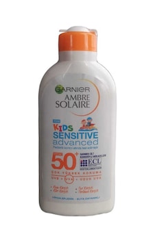 Garnier Ambre Solaire Kids Sensitive Advanced Koruyucu Güneş Kremi SPF50+ 200 ML Garnier Ambre Solaire Kids Sensitive Advanced Koruyucu Güneş Kremi SPF50+ 200 ML