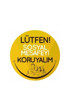 Sosyal Mesafe Sticker C