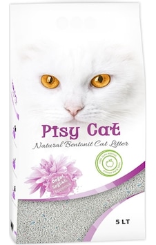 Pisy Cat Yeşil Elma Kokulu Tozsuz Topaklaşan İnce Bentonit Kedi Kumu 5 L Pisy Cat Yeşil Elma Kokulu Tozsuz Topaklaşan İnce Bentonit Kedi Kumu 5 L