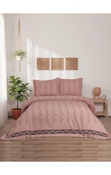 Sara 3 Parça Pudra Pike Takımı 240 X 260 Cm Pembe