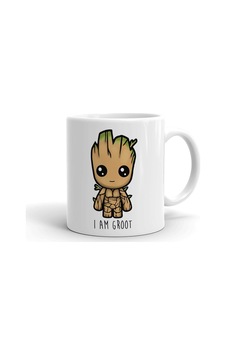 İ Am Groot Seramik İthal Porselen Seramik Kupa Bardak Çok Renkli İ Am Groot Seramik İthal Porselen Seramik Kupa Bardak Çok Renkli