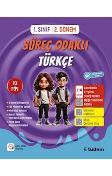 Tudem 2026 1. Sınıf 2. Dönem Türkçe Süreç Odaklı Tudem 2026 1. Sınıf 2. Dönem Türkçe Süreç Odaklı