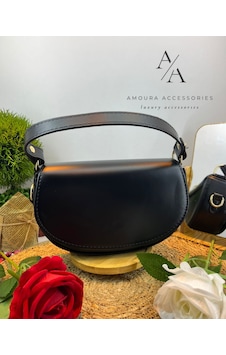 Amoura Accessories Klasik Yarım Ay Çanta Koleksiyonu Süpriz Hediyeli Siyah Amoura Accessories Klasik Yarım Ay Çanta Koleksiyonu Süpriz Hediyeli Siyah