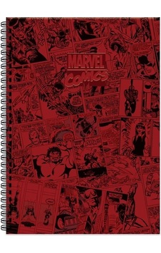 Marvel Spiralli Not Defteri, Sert Kapak, Kareli, 100 Yaprak, 17x24 Cm , Bordo Çok Renkl Marvel Spiralli Not Defteri, Sert Kapak, Kareli, 100 Yaprak, 17x24 Cm , Bordo Çok Renkl