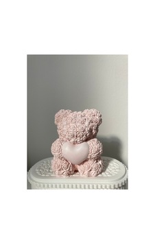 Gül Demetli & Buketli Kalpli Hediyelik Dekoratif Ayıcık Süsü Pembe Gül Demetli & Buketli Kalpli Hediyelik Dekoratif Ayıcık Süsü Pembe