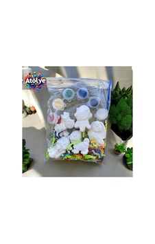 Atölye Lavi Shop Hayvanlar Alemi Paket Taş Boyama Seti Yetişkin Çocuk Boyama Seti