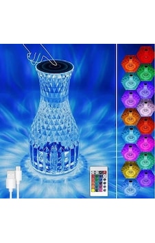 Buğz Sürahi Model Usb Şarjlı Kumandalı 16 Farklı Işık Modlu Masa Üstü Kristal Akrilik Lamba Led Diğer Buğz Sürahi Model Usb Şarjlı Kumandalı 16 Farklı Işık Modlu Masa Üstü Kristal Akrilik Lamba Led Diğer