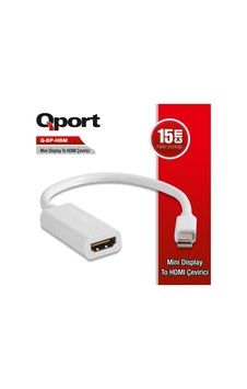 Qport Q Dp Hdm Mini Display To HDMI Çevirici Qport Q Dp Hdm Mini Display To HDMI Çevirici