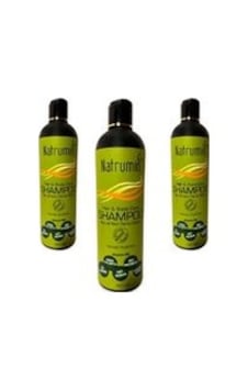 Natrumin Yağlı Saçlar için Dökülme Karşıtı ve Saç Derisi Bakım Şampuanı 3 x 350 ML