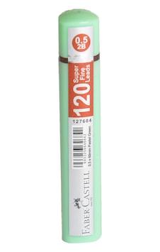 Faber Castell 120 li Pastel Green 0.5 2B Uç Faber Castell 120 li Pastel Green 0.5 2B Uç