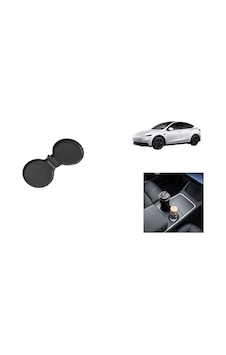 Tesla Model 3 Model Y Standart Juniper 2025+ Uyumlu Orta Bardaklık Pedi Kaymaz Konsol Koruyucu Matı