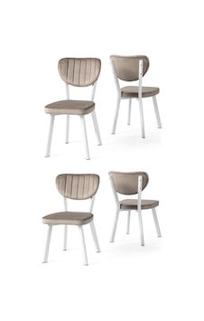 Star Demir Mutfak Sandalyesi 4 Lü Set 001