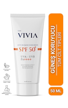 The Vivia Leke Karşıtı Yüksek Koruyucu Yüz Güneş Kremi SPF50+ 50 ML The Vivia Leke Karşıtı Yüksek Koruyucu Yüz Güneş Kremi SPF50+ 50 ML