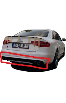 A4 B8 Makyajlı A4 Arka Difüzör 2012-2016 Boyasız A4 B8 Makyajlı A4 Arka Difüzör 2012-2016 Boyasız