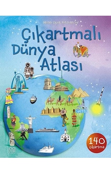 Çıkartmalı Dünya Atlası - Ülkelerin Özellikleri - Alice Pearcey - Fiona Patchett - 1001 Çiçek Çıkartmalı Dünya Atlası - Ülkelerin Özellikleri - Alice Pearcey - Fiona Patchett - 1001 Çiçek