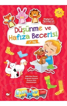Düşünme ve Hafıza Becerisi - Büyüyorum Öğreniyorum - Okul Öncesi Etkinlikleri- Beyaz Balina Yayınları Düşünme ve Hafıza Becerisi - Büyüyorum Öğreniyorum - Okul Öncesi Etkinlikleri- Beyaz Balina Yayınları