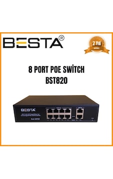 Bst-820 Besta 8+2 Port 10/100 Poe Switch-power Over Ethernet Bst-820 Besta 8+2 Port 10/100 Poe Switch-power Over Ethernet