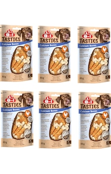8in1 Tasties Calcium Bones Tavuk Sargılı Kemik Köpek Ödülü 85 Gr. X 6 Adet 8in1 Tasties Calcium Bones Tavuk Sargılı Kemik Köpek Ödülü 85 Gr. X 6 Adet