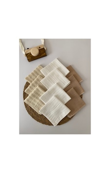 10'lu Müslin Bebek Ağız Mendili %100 Pamuk Camel Çizgili 25x25 Cm Camel-ekru-camel Çizgili Camel-ekru-camel Çizgili 10'lu Müslin Bebek Ağız Mendili %100 Pamuk Camel Çizgili 25x25 Cm Camel-ekru-camel Çizgili Camel-ekru-camel Çizgili