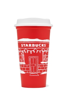 Yeniden Kullanılabilir İçecek Bardağı Yılbaşı Tasarımlı Plastik Kırmızı 473ml Kırmızı Yeniden Kullanılabilir İçecek Bardağı Yılbaşı Tasarımlı Plastik Kırmızı 473ml Kırmızı