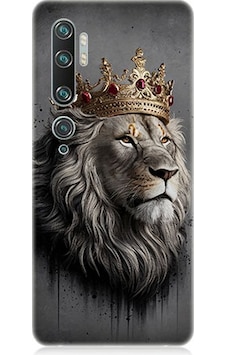 Xiaomi Mi Note 10 Uyumlu Kral Aslanın Gururlu Bakışı Desenli Silikon Kılıf Çok Renkli Xiaomi Mi Note 10 Uyumlu Kral Aslanın Gururlu Bakışı Desenli Silikon Kılıf Çok Renkli