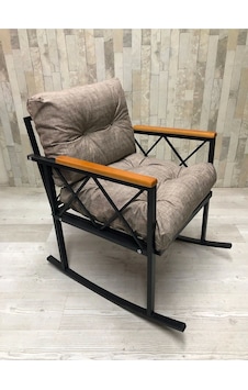 Sallanan Sandalye Tv Koltuğu Kafe-Balkon-Mutfak-Berjer-Ofis Sallanır Tekli Koltuk Miami Cappuccino Sallanan Sandalye Tv Koltuğu Kafe-Balkon-Mutfak-Berjer-Ofis Sallanır Tekli Koltuk Miami Cappuccino