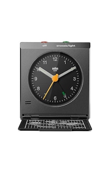 Braun Bc05b Quartz Siyah Analog Alarmlı 72x78x30 Mm Masa Saati