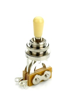Dmx Guitars Les Paul Toggle Switch- Krom / Krem Dmx Guitars Les Paul Toggle Switch- Krom / Krem
