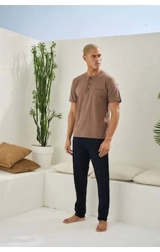 Rnamix Kocabey 2090 Erkek Midi Yaka Pijama Takım Bisküvi Rnamix Kocabey 2090 Erkek Midi Yaka Pijama Takım Bisküvi