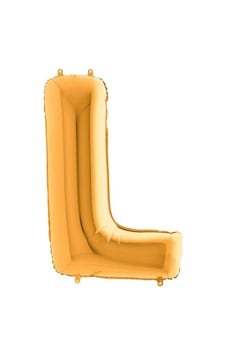 34 İnç L Gold Renk Harf Folyo Balon 34 İnç L Gold Renk Harf Folyo Balon