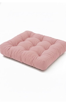 Rual Kadife Döşemelik Kumaştan Yer Pufu Sandalye Minderi Yer Minderi 60x60 Cm Pembe Rual Kadife Döşemelik Kumaştan Yer Pufu Sandalye Minderi Yer Minderi 60x60 Cm Pembe