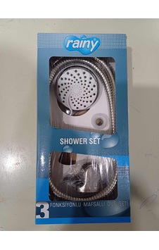 Rainy Eko Fonksiyonlu Mafsallı Duş Seti Beyaz