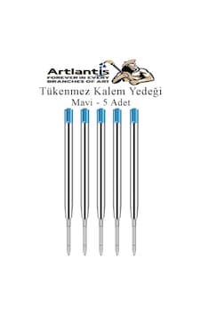 Tükenmez Kalem Yedeği 5 Adet Mavi Tükenmez Kalem Yedeği 5 Adet Mavi