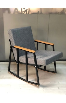 Sallanan Sandalye Tv Koltuğu Kafe-balkon-mutfak-berjer-ofis-salon Sallanır Tekli Koltuk Gri Sallanan Sandalye Tv Koltuğu Kafe-balkon-mutfak-berjer-ofis-salon Sallanır Tekli Koltuk Gri