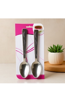 6'lı Metal Yemek Kaşığı Seti Sarı