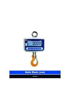 Tem Eko 1 Ton 500 Gr Vinç Kancalı Tartım Baskülü Onaylı Lcd