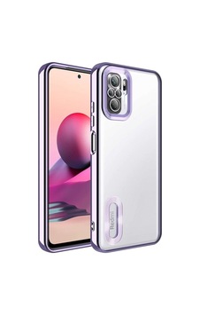 Xiaomi Redmi Note 10s Kılıf Kamera Korumalı Logo Gösteren Zore Omega Kapak Lila Xiaomi Redmi Note 10s Kılıf Kamera Korumalı Logo Gösteren Zore Omega Kapak Lila