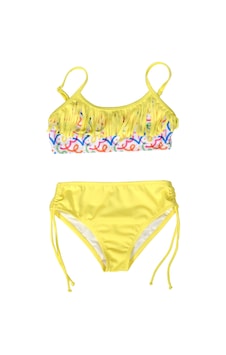 Endeep Kız Çocuk Püskül Detaylı Sarı Bikini Takımı Sarı Endeep Kız Çocuk Püskül Detaylı Sarı Bikini Takımı Sarı