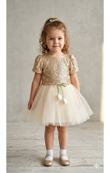 Cocosiss Kız Bebek Crop Tütü Etekli Takım Ccs-2649 Bej Cocosiss Kız Bebek Crop Tütü Etekli Takım Ccs-2649 Bej