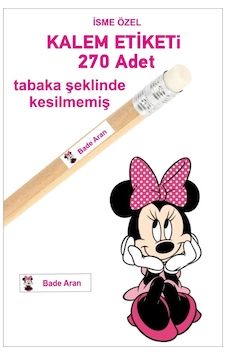 Öğrenci Etiketi Isimli Minnie Mouse Okul Kalem Etiketi Kalem Stic Öğrenci Etiketi Isimli Minnie Mouse Okul Kalem Etiketi Kalem Stic