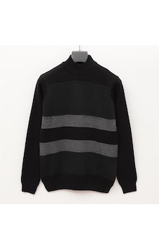 Dio Rise Erkek Şardonsuz Uzun Kol İnce Bisiklet Yaka Sweatshirt - 180981 - Siyah Siyah