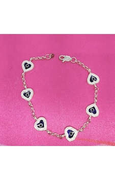 Oriental Kuyumculuk Jewellery Kalpli Lacivert Mine Taşlı Gümüş Bileklik Lacivert Oriental Kuyumculuk Jewellery Kalpli Lacivert Mine Taşlı Gümüş Bileklik Lacivert