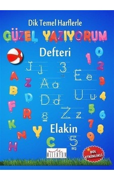 Dik Temel Harflerle Güzel Yazıyorum Defteri