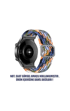 Samsung Galaxy Watch 6 Classic 47mm Kordon Braided Loop Band Çok Renkli Samsung Galaxy Watch 6 Classic 47mm Kordon Braided Loop Band Çok Renkli