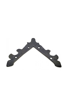 Antika Tarz Dekoratif Pirinç Lale Köşe Gönye - Üst, 133x133 Mm, Oksit 11 Antika Tarz Dekoratif Pirinç Lale Köşe Gönye - Üst, 133x133 Mm, Oksit 11