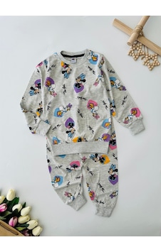 Minigimin Cicileri Miniğimin Cicileri Minnie&daisy Karakterli Penye Pijama Takım... Gri Minigimin Cicileri Miniğimin Cicileri Minnie&daisy Karakterli Penye Pijama Takım... Gri