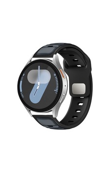 Gear S3 Omsy Krd-135 22mm Silikon Kordon Strap Kayış - Midnight Blue-siyah Gear S3 Omsy Krd-135 22mm Silikon Kordon Strap Kayış - Midnight Blue-siyah