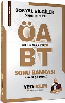 Yediiklim 2026 Meb Ags Öabt Sosyal Bilgiler Öğretmenliği Tamamı Çözümlü Soru Bankası Yediiklim 2026 Meb Ags Öabt Sosyal Bilgiler Öğretmenliği Tamamı Çözümlü Soru Bankası