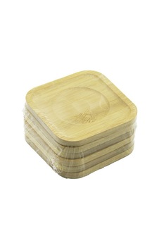 İbico İ22-216 Kare Bambu Ve Ahşap Çay Tabağı 6'lı Set İbico İ22-216 Kare Bambu Ve Ahşap Çay Tabağı 6'lı Set